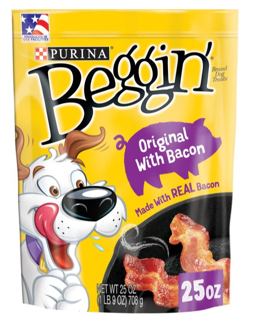 Purina Beggin' Strips Original with Bacon Flavored Dog Treats